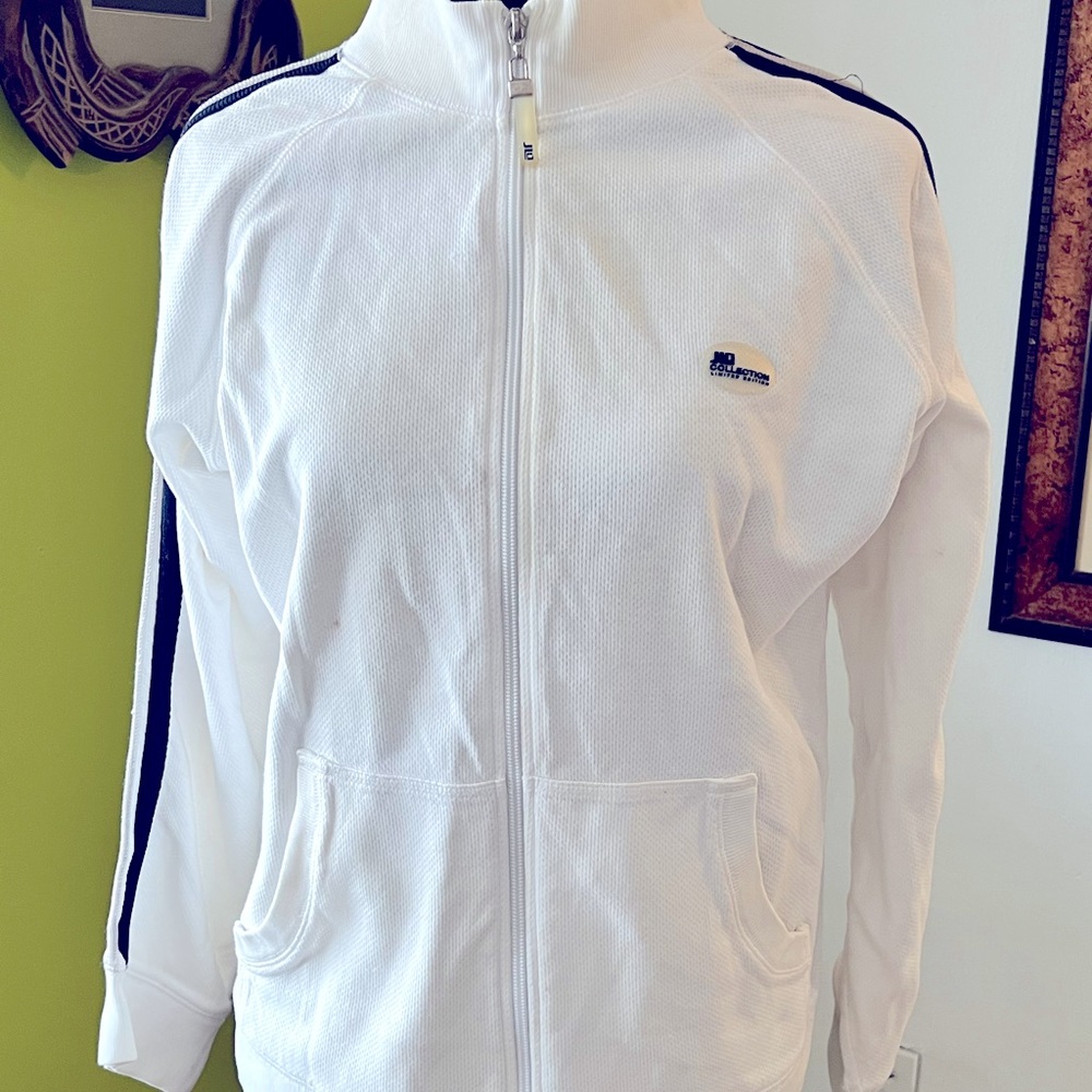 JLo White & Navy Blue jogging suit
